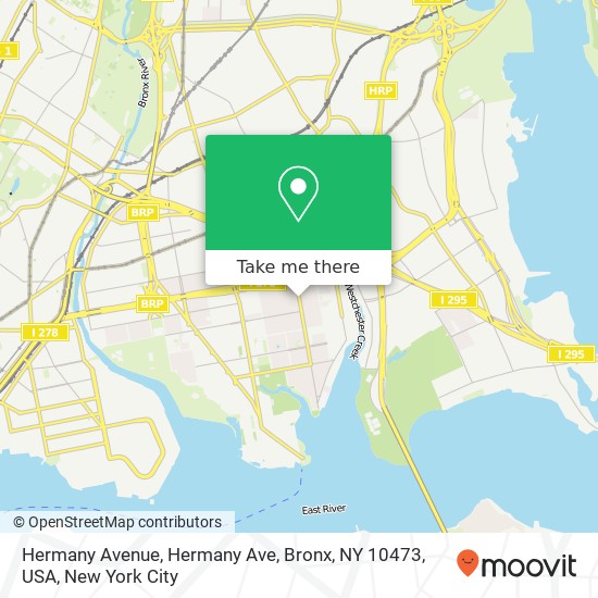 Hermany Avenue, Hermany Ave, Bronx, NY 10473, USA map