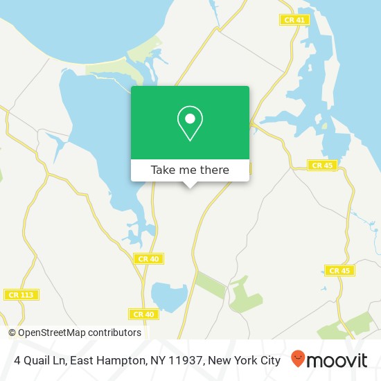 4 Quail Ln, East Hampton, NY 11937 map