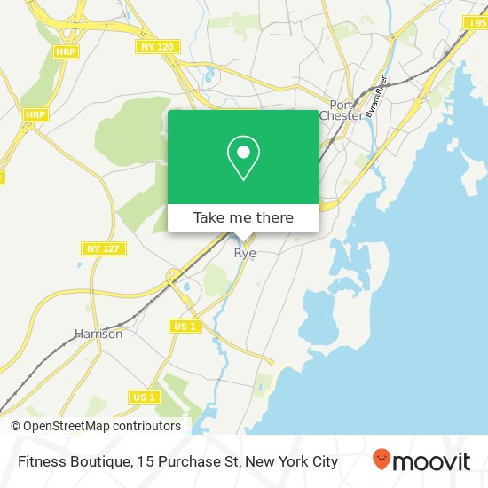 Fitness Boutique, 15 Purchase St map