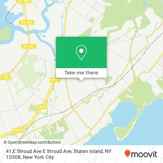 41,E Stroud Ave E Stroud Ave, Staten Island, NY 10308 map