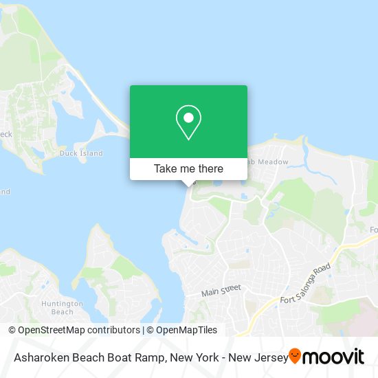Mapa de Asharoken Beach Boat Ramp