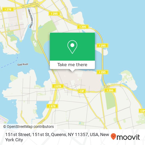 151st Street, 151st St, Queens, NY 11357, USA map