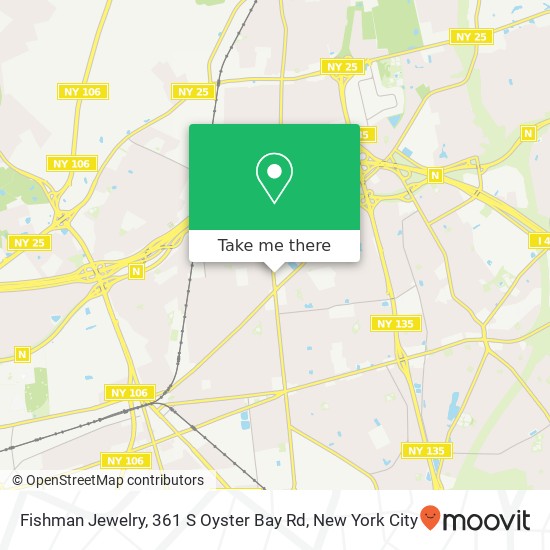 Fishman Jewelry, 361 S Oyster Bay Rd map