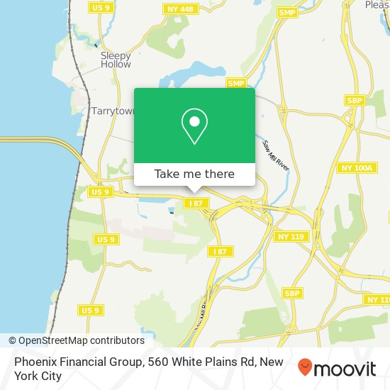 Mapa de Phoenix Financial Group, 560 White Plains Rd