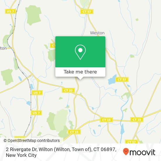2 Rivergate Dr, Wilton (Wilton, Town of), CT 06897 map