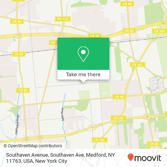 Southaven Avenue, Southaven Ave, Medford, NY 11763, USA map