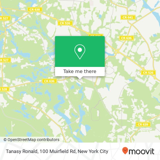 Mapa de Tanasy Ronald, 100 Muirfield Rd