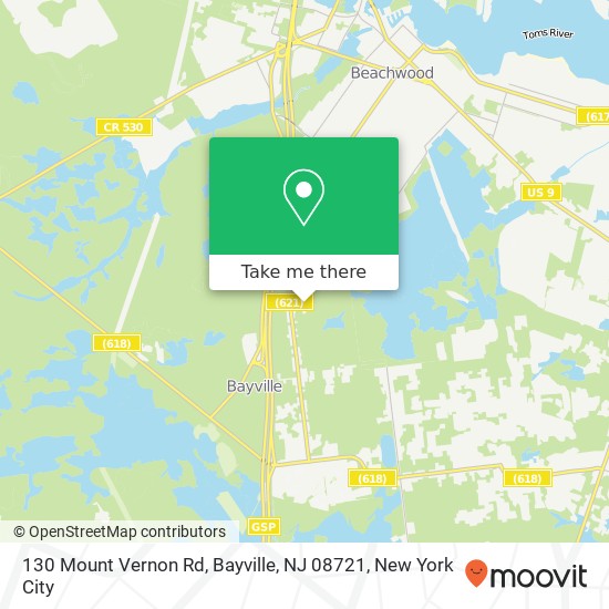 130 Mount Vernon Rd, Bayville, NJ 08721 map