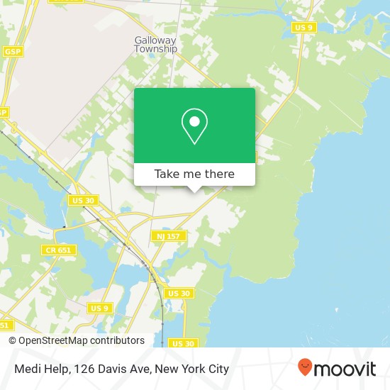 Medi Help, 126 Davis Ave map