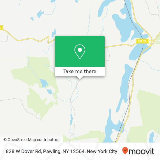 828 W Dover Rd, Pawling, NY 12564 map