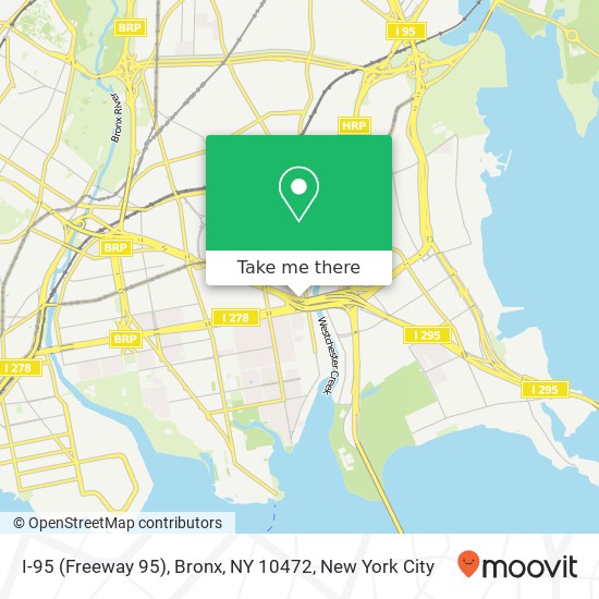 I-95 (Freeway 95), Bronx, NY 10472 map
