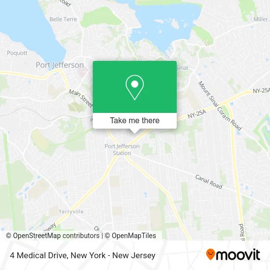 Mapa de 4 Medical Drive