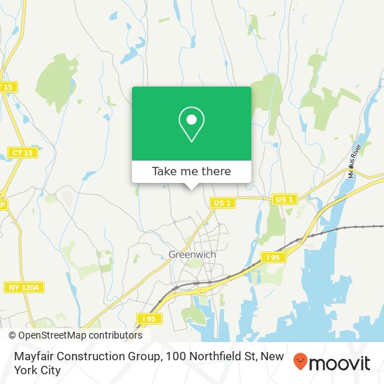 Mayfair Construction Group, 100 Northfield St map