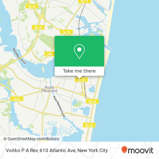 Mapa de Voitko P A Rev, 610 Atlantic Ave