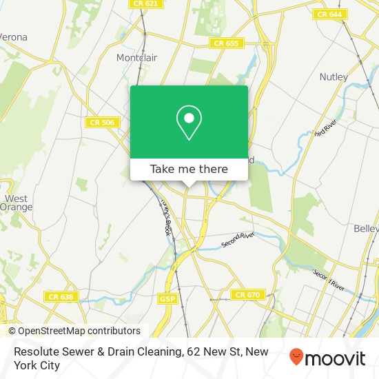 Resolute Sewer & Drain Cleaning, 62 New St map