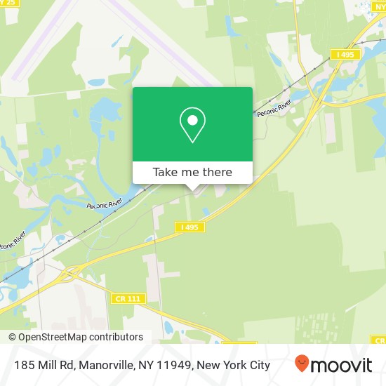 185 Mill Rd, Manorville, NY 11949 map