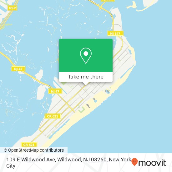 109 E Wildwood Ave, Wildwood, NJ 08260 map