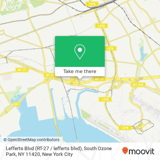 Lefferts Blvd (RT-27 / lefferts blvd), South Ozone Park, NY 11420 map
