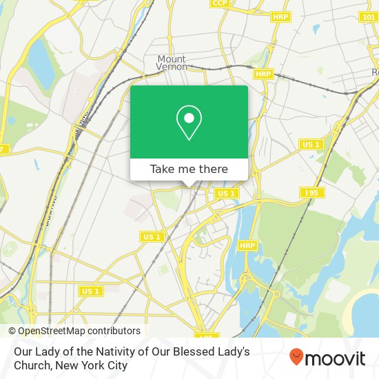 Our Lady of the Nativity of Our Blessed Lady's Church map