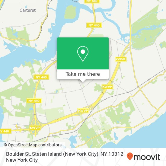 Boulder St, Staten Island (New York City), NY 10312 map