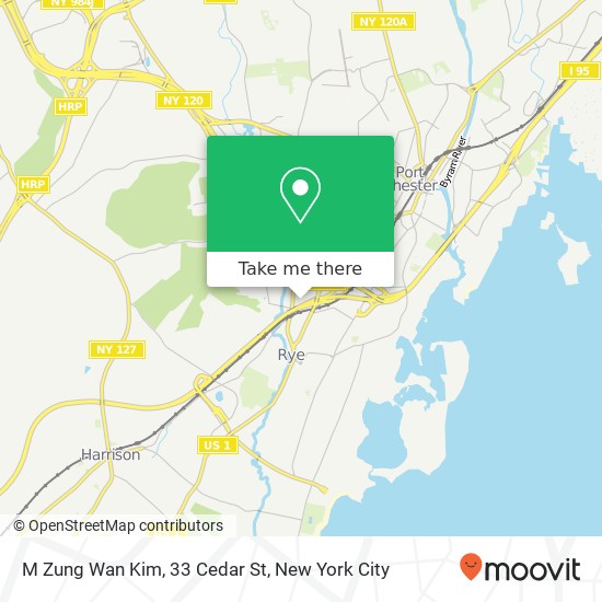 M Zung Wan Kim, 33 Cedar St map