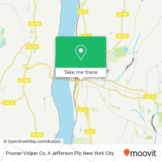 Mapa de Posner-Volper Co, 4 Jefferson Plz