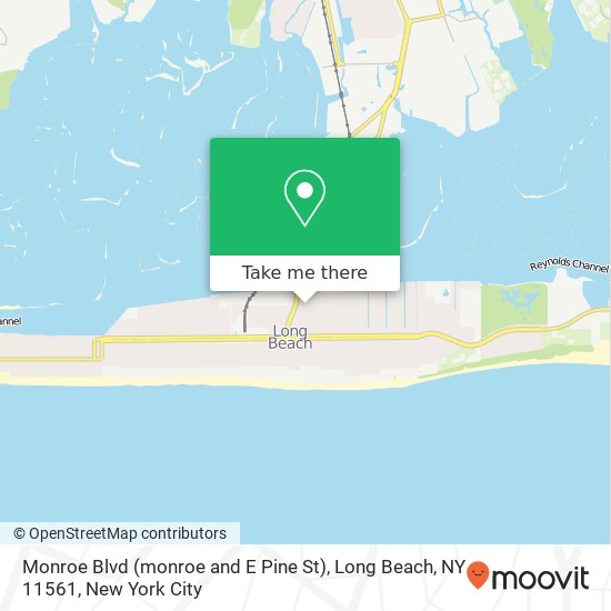 Monroe Blvd (monroe and E Pine St), Long Beach, NY 11561 map