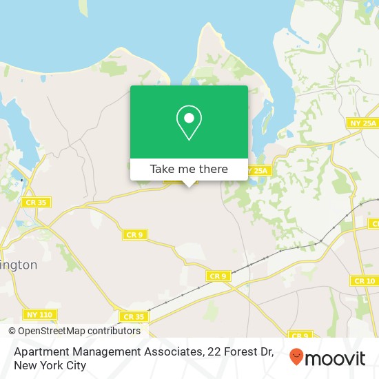 Apartment Management Associates, 22 Forest Dr map
