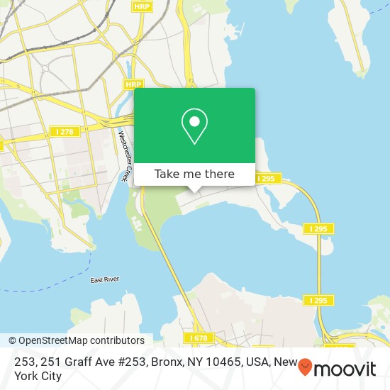 Mapa de 253, 251 Graff Ave #253, Bronx, NY 10465, USA