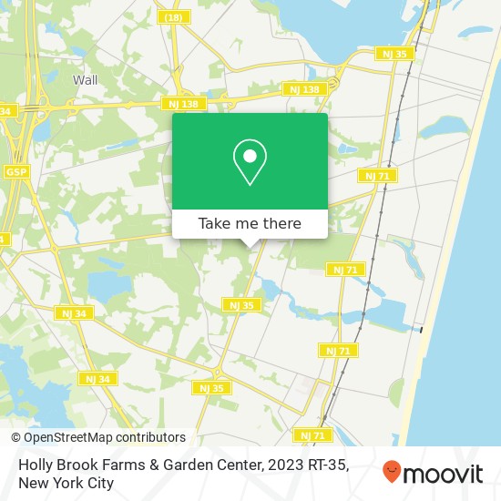 Holly Brook Farms & Garden Center, 2023 RT-35 map