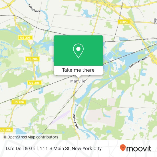 DJ's Deli & Grill, 111 S Main St map