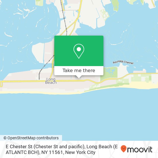 E Chester St (Chester St and pacific), Long Beach (E ATLANTC BCH), NY 11561 map