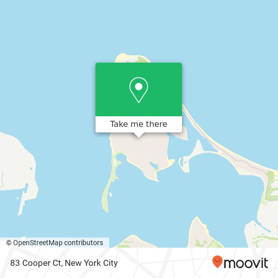 Mapa de 83 Cooper Ct, Northport, NY 11768