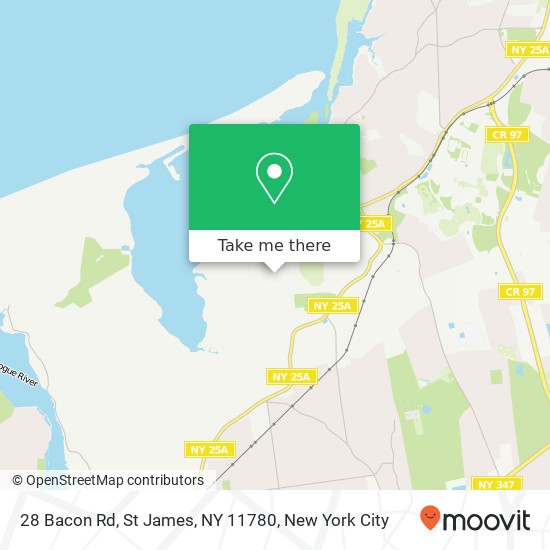 28 Bacon Rd, St James, NY 11780 map