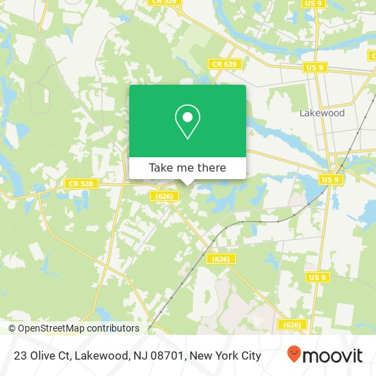 23 Olive Ct, Lakewood, NJ 08701 map