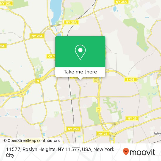 11577, Roslyn Heights, NY 11577, USA map