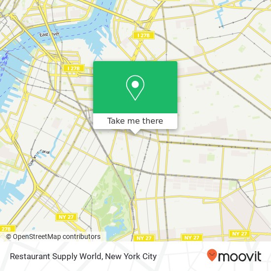 Mapa de Restaurant Supply World