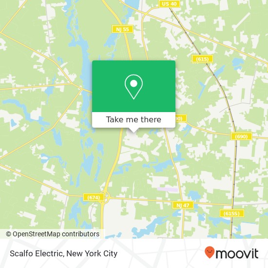 Mapa de Scalfo Electric, 3539 N Mill Rd