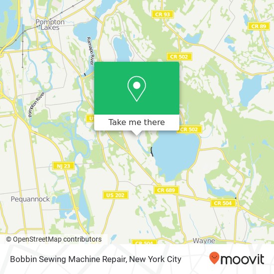 Bobbin Sewing Machine Repair map