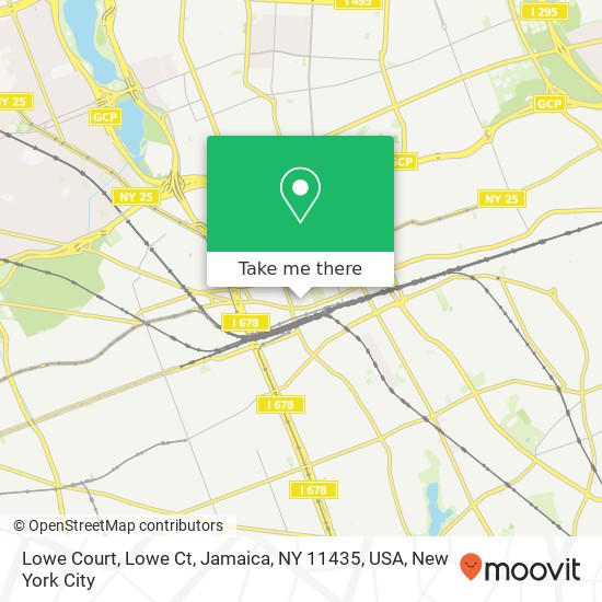 Mapa de Lowe Court, Lowe Ct, Jamaica, NY 11435, USA