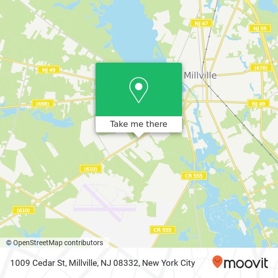 1009 Cedar St, Millville, NJ 08332 map