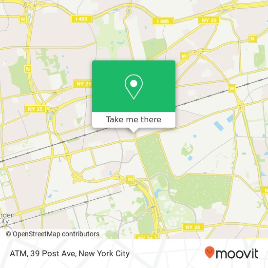 Mapa de ATM, 39 Post Ave
