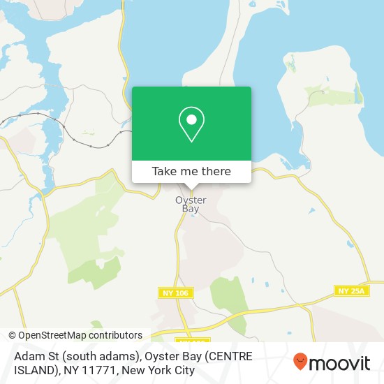 Adam St (south adams), Oyster Bay (CENTRE ISLAND), NY 11771 map