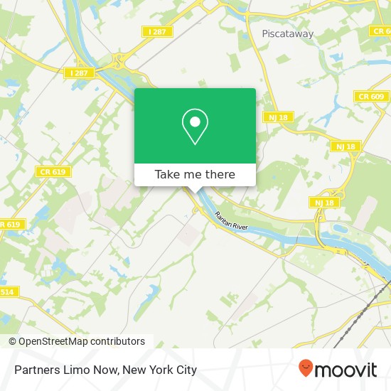 Partners Limo Now map