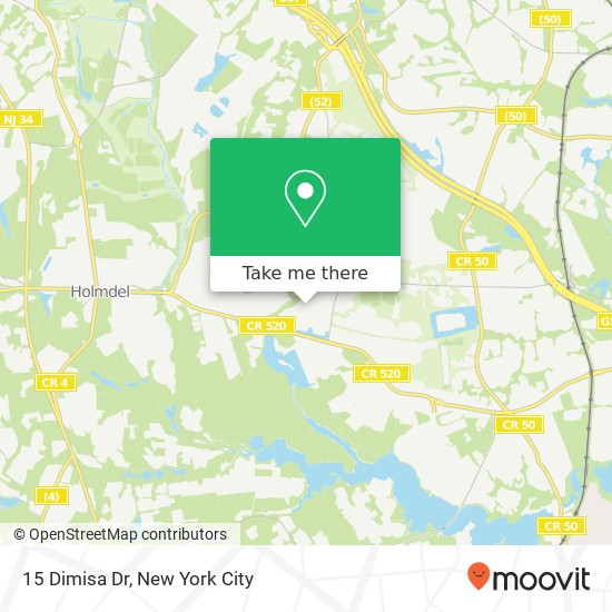 15 Dimisa Dr, Holmdel, NJ 07733 map
