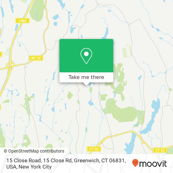 15 Close Road, 15 Close Rd, Greenwich, CT 06831, USA map