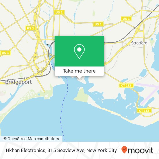 Mapa de Hkhan Electronics, 315 Seaview Ave