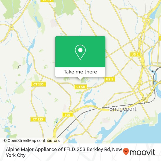 Mapa de Alpine Major Appliance of FFLD, 253 Berkley Rd