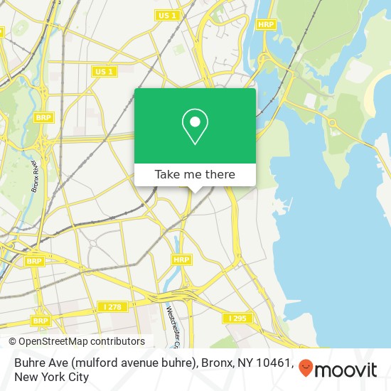 Buhre Ave (mulford avenue buhre), Bronx, NY 10461 map