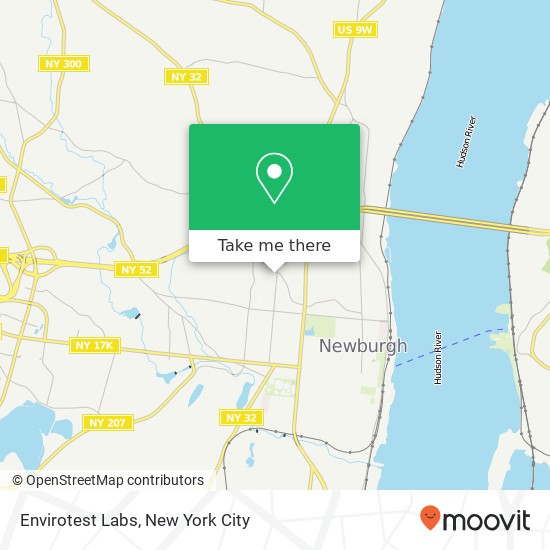 Envirotest Labs map